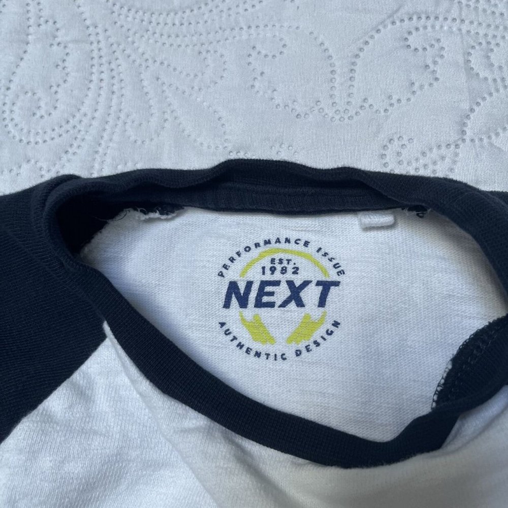 Next Color Block Raglan Shirt Size 7 - Picture 6 of 6